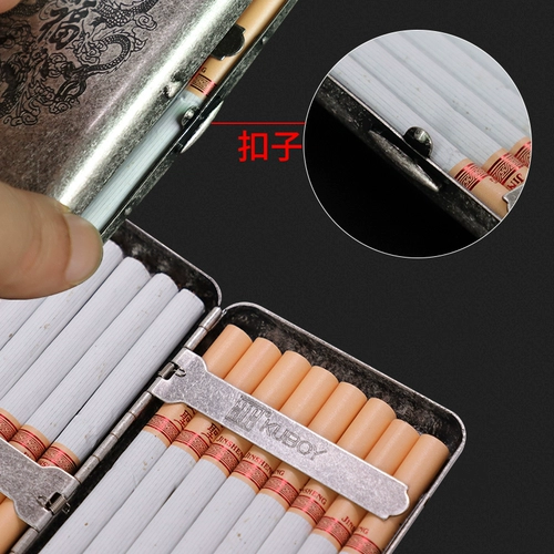 Ретро бронзовый маленький портативный металлический портсигар, подарок на день рождения