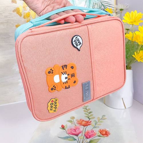 宝宝出生证明疫苗本证件收纳包卡通户口本家用资料卡包孕妇妈咪包