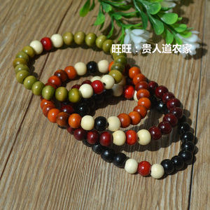 Vòng tay gỗ gụ tự nhiên chạm khắc Phật trái tim bằng gỗ gụ vòng tay vòng tay tràng hạt an ninh quá cảnh an ninh nam nữ người mẫu vòng tay bạc nam