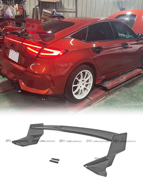 适用于本田FL5 TypeR思域 碳纤维MUG款GT尾翼扰流定风翼 替换改装