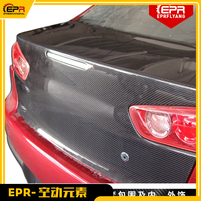 EVO10三菱尾箱盖行李箱碳纤包围