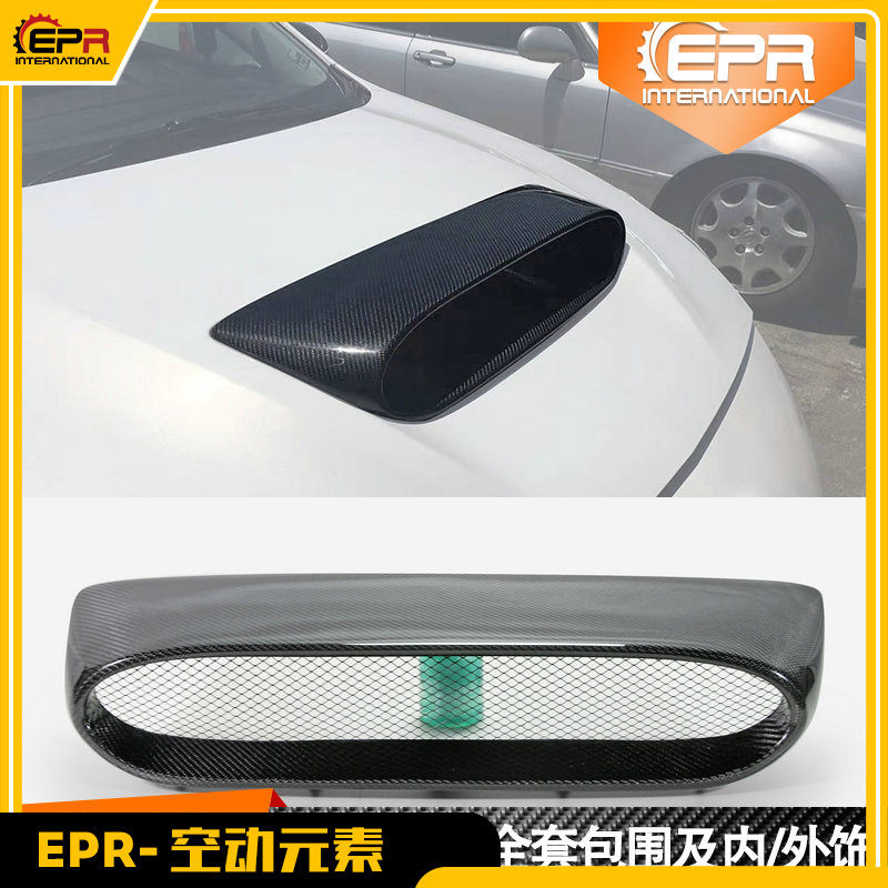 MAZDA老款马自达3 MPS改装加大碳纤维树脂进气风口引擎盖散热风孔