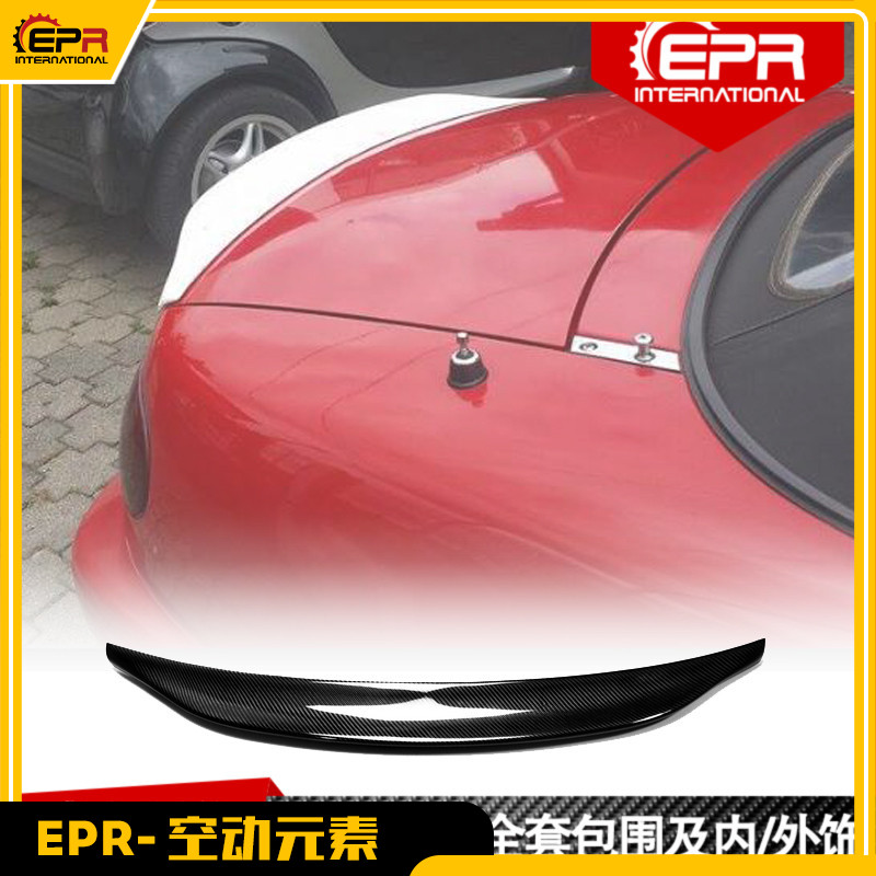 马自达MX5NA鸭尾翼碳纤汽车加装