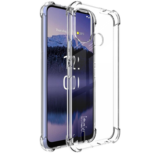 imak透明黑手机壳适用于诺基亚Nokia G11 Plus 4G镜头全包防摔软套气囊版透明液态硅胶外壳新款商务黑保护套
