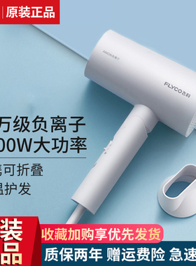 飞科吹风机家用负离子护发可折叠大功率宿舍用学生电吹风机FH6276