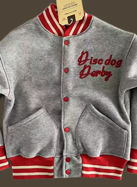 2025新款儿童装冬季加绒重工棒球服开衫刺绣加厚纯棉外套植绒印花