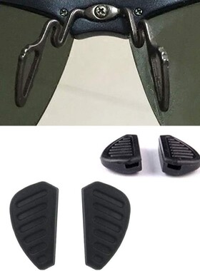 眼镜配件插入式鼻托叶更换运动太阳镜三角形卡套式墨镜黑色鼻翼垫