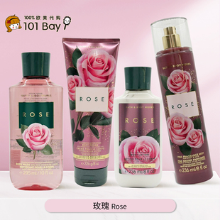 滋润香体套装 玫瑰身体乳沐浴露保湿 BBW26新款 美国Bath&BodyWorks