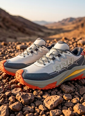 贵人鸟男鞋户外越野鞋正品2025冬季新款防滑厚底运动休闲D255205