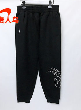 贵人鸟男裤2024秋春宽松字母ins潮休闲裤束脚卫裤运动裤男5323L93