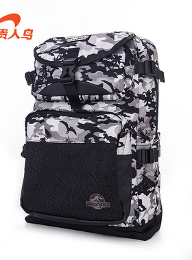 贵人鸟双肩包男女包2024秋款运动休闲背包学生书包旅行包1A82124