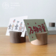 实木创意相片ins桌面名片底座木质圆柱展示架文艺卡片底座便签夹