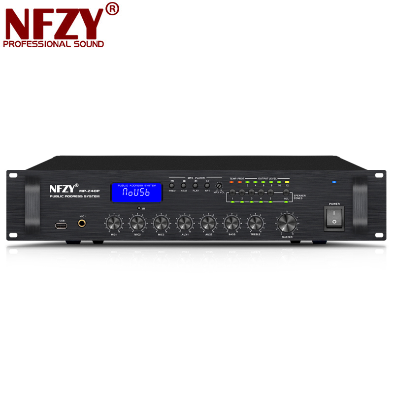 NFZY MP-120P 240P 500P定压功放  专业背景音乐五分区功率放大器 影音电器 工程解决方案 原图主图