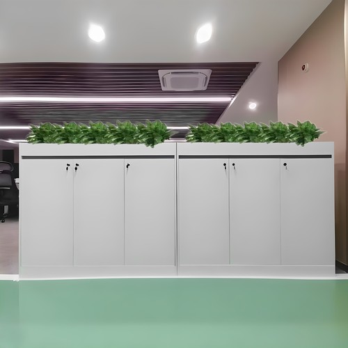 办公室隔断柜花槽柜桌边柜隔离柜