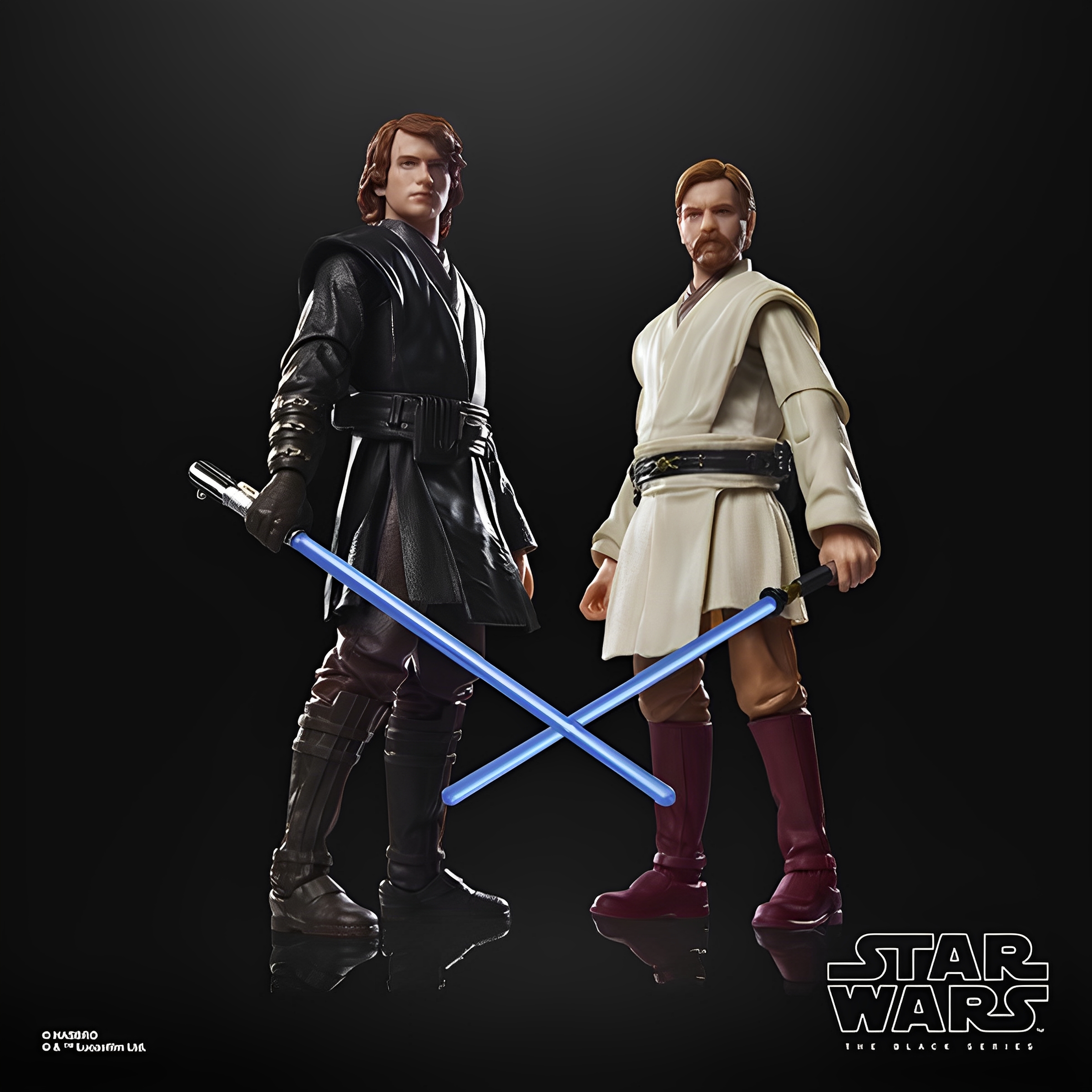 现货 孩之宝 星球大战 6寸 SDCC限定 安纳金 欧比旺 对决套装 EP3