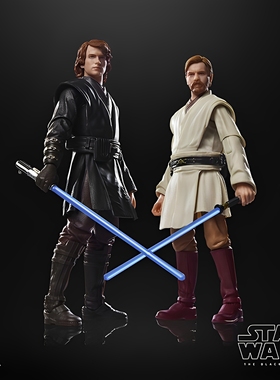 现货 孩之宝 星球大战 6寸 SDCC限定 安纳金 欧比旺 对决套装 EP3