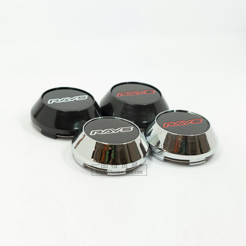 RAYS改装 小横滨轮毂中心盖外径65MM 横滨黑色轮盖