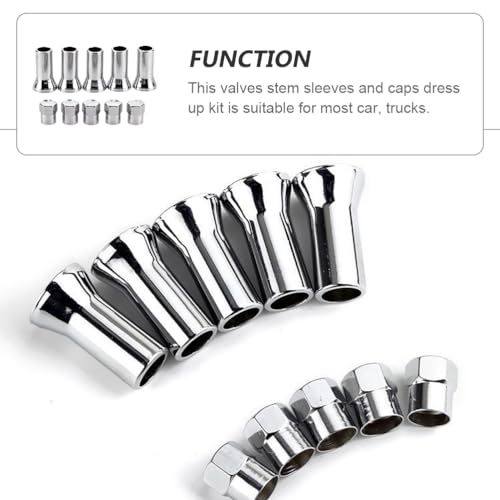 卡口式气门嘴TR414AC喇叭套全套 气门嘴帽 10件套