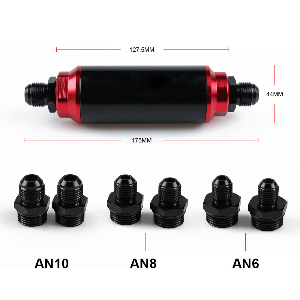 汽车改装44MM机油燃油滤清器50MM机油滤芯过滤器接头AN6AN8AN10