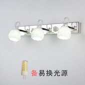 送运费险免打孔镜前灯具化妆室浴室化化妆台镜柜不锈钢防水雾壁灯