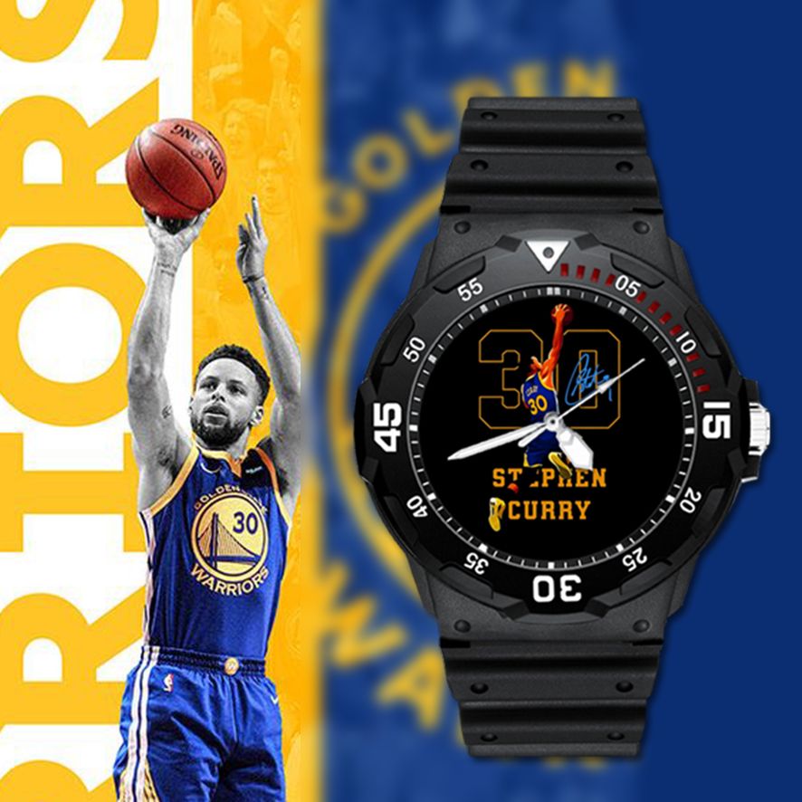 2024硅胶手表男NBA库里勒布朗杜兰特欧文科比乔丹哈登防水运动学