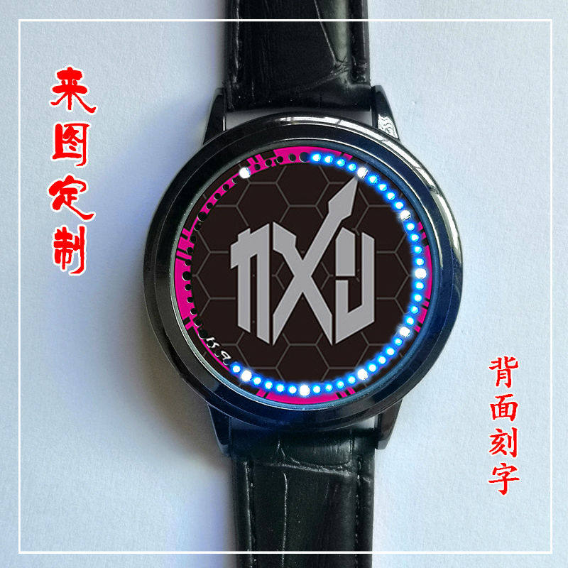 2024假面骑士 时尚 LED发光创意腕表男女学生情侣礼物 炫酷手表