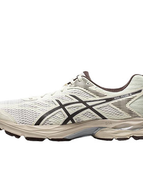 Asics Gel-Flux 4 白棕 减震耐磨 低帮 跑步鞋 男款 1011A614-200