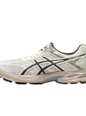 Asics Gel-Flux 4 白棕 减震耐磨 低帮 跑步鞋 男款 1011A614-200