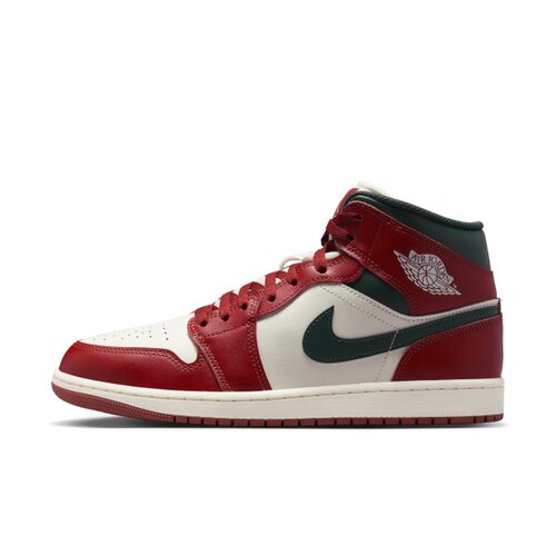 Jordan Air Jordan 1 红白 中帮 复古篮球鞋 男女同款 DQ8426-105