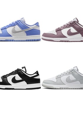 Nike Dunk Low 蓝白色 防滑耐磨 低帮 板鞋 男女同款 DD1873-402