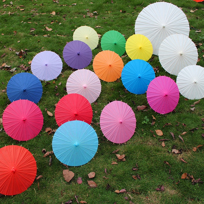 彩色绘画伞油纸伞DIY创意手工