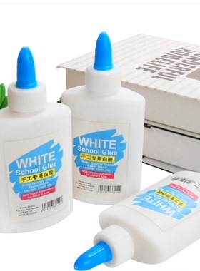 白乳胶120ml学生手工课胶水 木制手工DIY白胶安全可水洗儿童胶水