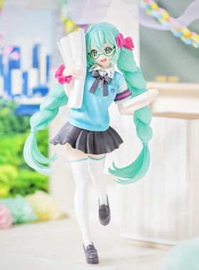 初音未来booota学生校服手办二次元双马尾周边摆件桌面模型美少女