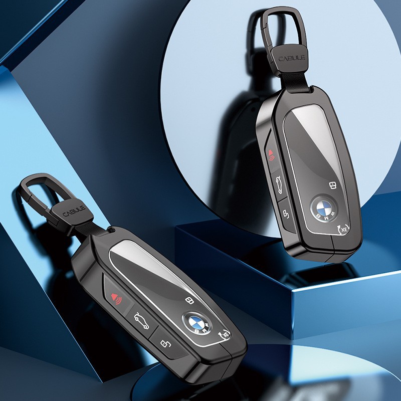 适用23款宝马新x7钥匙套7系车ix/i7扣735Li/740Li包XM/X1保护壳新
