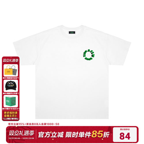 FFF官方联名AFGK美式夏季短袖T恤