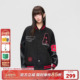 AFGK25FW潮牌毛巾刺绣拼接棒球服夹克秋冬男女上衣美式 情侣外套