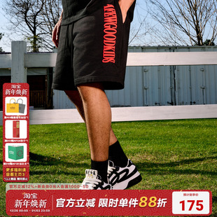 子 男女国潮五分裤 AFGK24SS发泡印花美式 街头休闲运动短裤