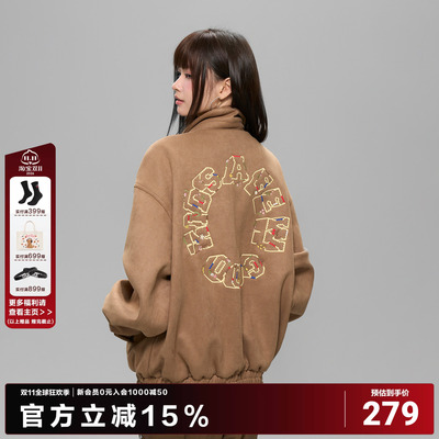 AFGK25FW民族风环形刺绣夹克