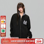 AFGK25FW民族风贴布绣夹克外套国潮复古休闲百搭开衫 春秋男女上衣