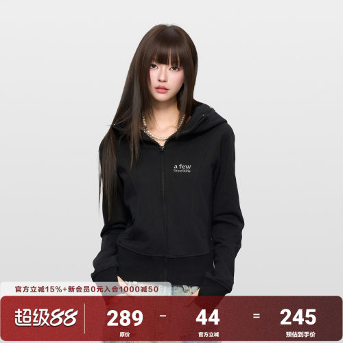 AFGK25FW美式基础修身短款卫衣