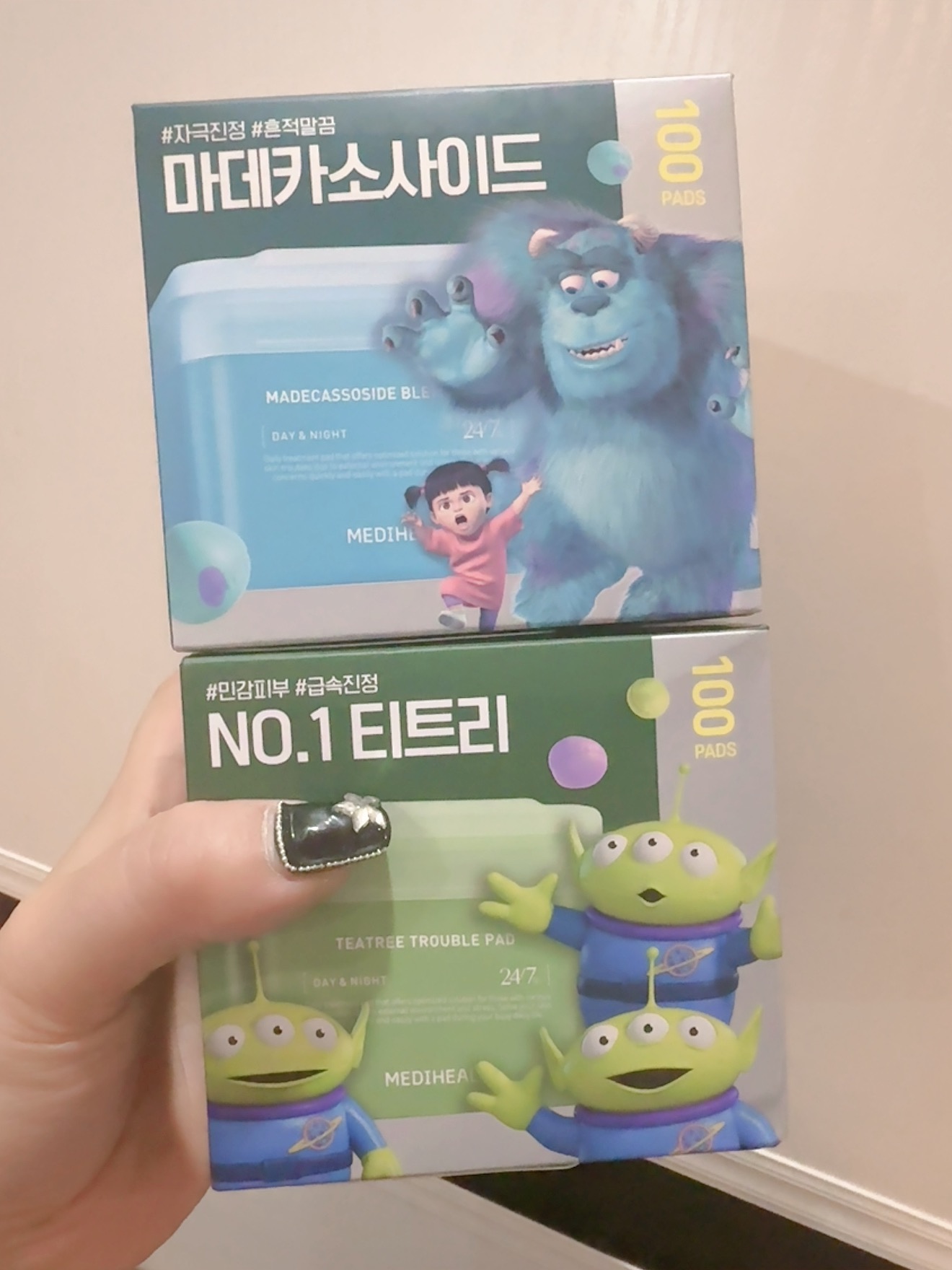 韩国美迪惠尔联名积雪草茶树湿敷棉片补水保湿维稳舒缓控油祛痘