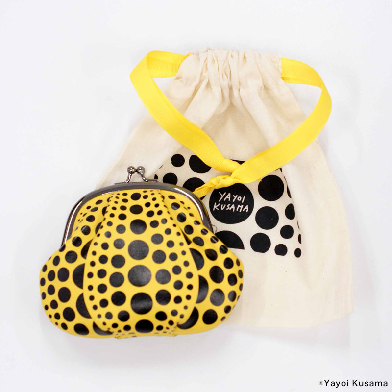 草间弥生Yayoi Kusama波点南瓜包蛙口包零钱包文化创意包正品现货