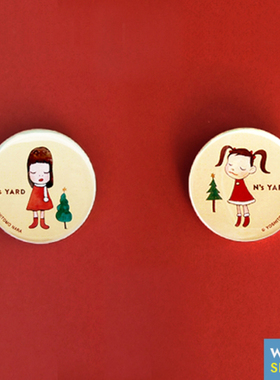 奈良美智NARA谷子徽章吧唧NsYARD款书包挂件官方正版国内现货