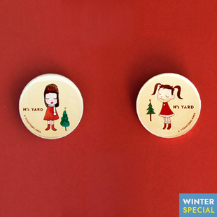 奈良美智NARA谷子徽章吧唧NsYARD款书包挂件官方正版国内现货