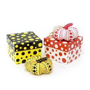 日本草间弥生 Yayoi Kusama波点南瓜软雕塑挂件钥匙扣小包挂件