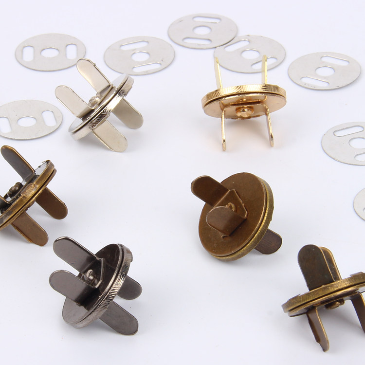 마그네틱 버클 수제 DIY 가죽 액세서리 가죽 수하물 지갑 지갑 버클 흡입 버클 자석 버클 강력한 자기 양면 숨겨진 버클