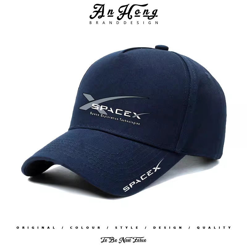 SPACEX太空探索技术星舰棒球帽猎鹰九号户外骑行遮阳男女鸭舌帽子