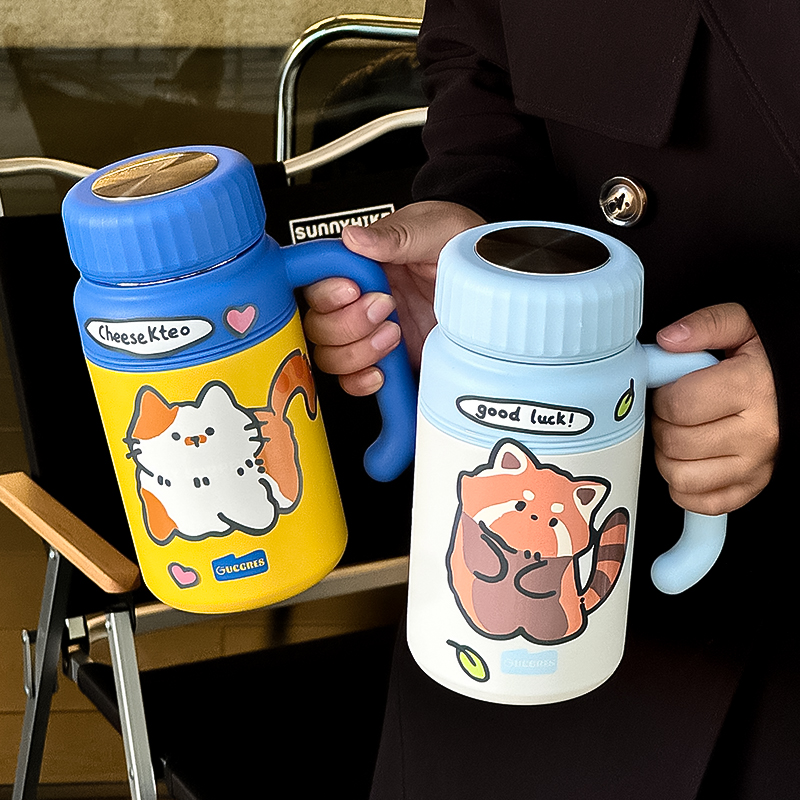 新款男生大容量保温杯