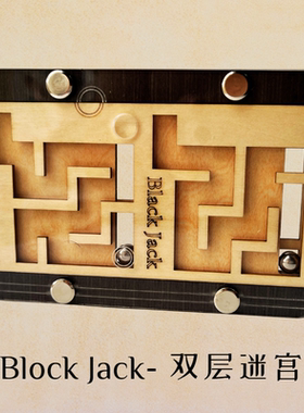 Black Jack迷宫超难高难度烧脑益智木质益智烧脑玩具Puzzle礼物