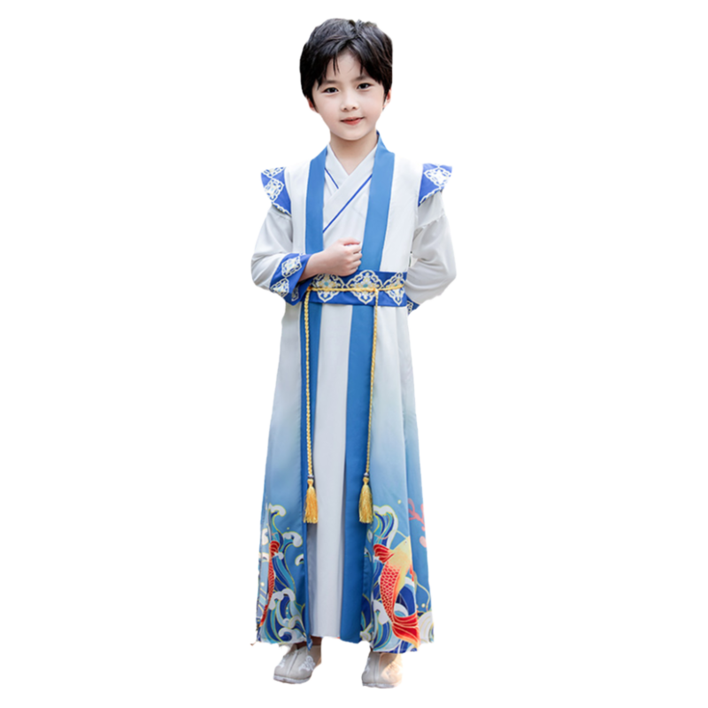 萨曼轩新款儿童汉服演出服春秋款